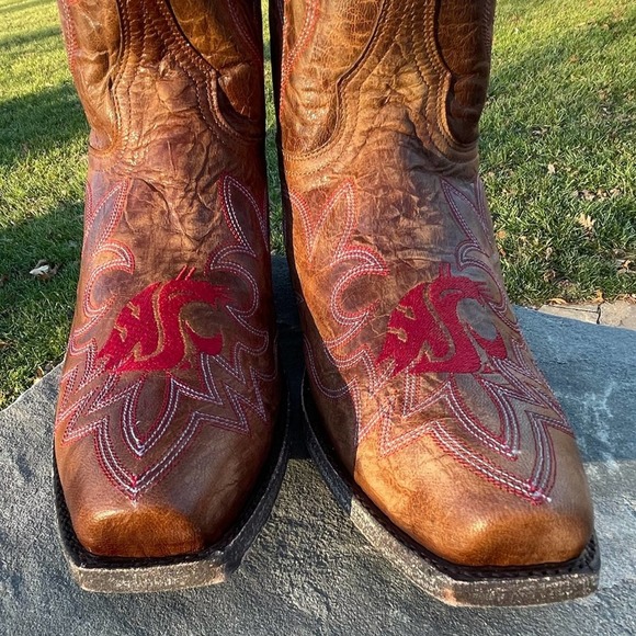 Washington State Cougars Gameday Boots Cowboy Boots - Picture 3 of 9